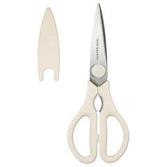 Kitchen Scissors for Food, HUNTER.DUAL Heavy Duty Come Apart Poultry Shears for Cooking, All Purpose for Cutting Chicken, Meat, Fish & Vegetables (Cream, 8.35 Inch)