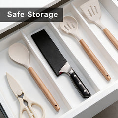 8" Professional Chef Knife, High Carbon Japanese Steel Kitchen Knife with Ergonomic Handle